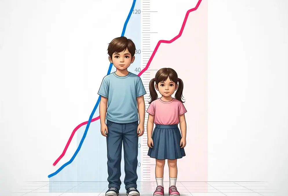 quien crece más rápido el niño o la niña-clinica del crecimiento